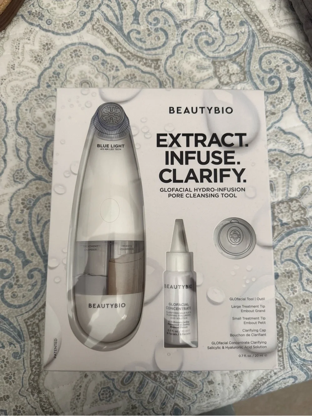 BEAUTYBIO White GloFacial Hydro-Infusion Pore Cleansing Tool